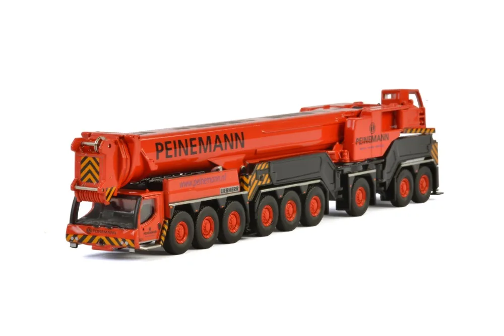 

WSI 1:87 Lie-bherr LTM1750-9.1 Peinemann Crane Engineering Machinery 71-2015 Diecast Toy Model For Collection,Decoration