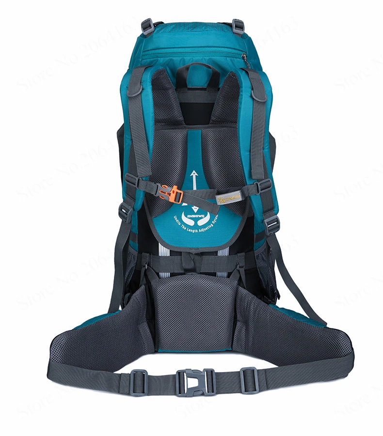 60L Wasserdicht Klettern Wandern Outdoor Rucksack Frauen & Männer Tasche Camping Bergsteigen Rucksack Sport Bike Reisetaschen – Detail 5
