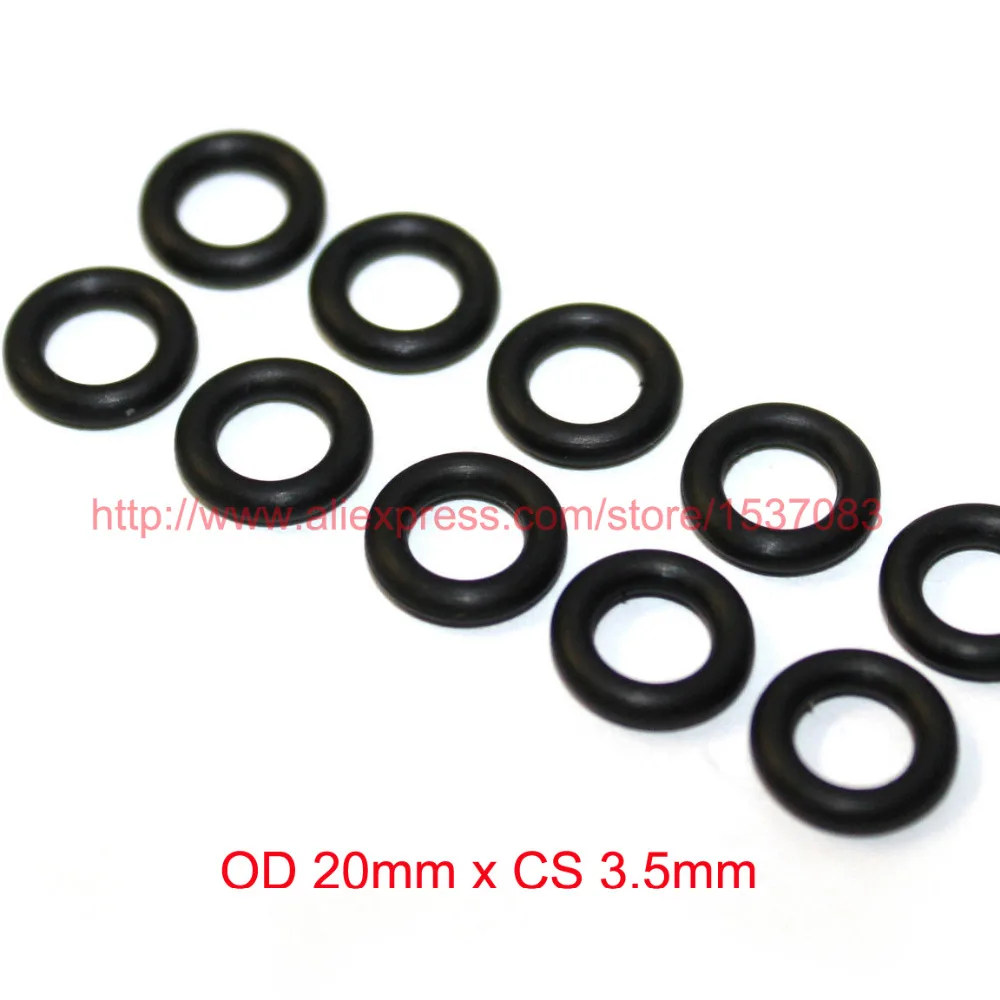 

OD 20mm x CS 3.5mm black NBR nitrile o ring o-ring oring sealing rubber cord