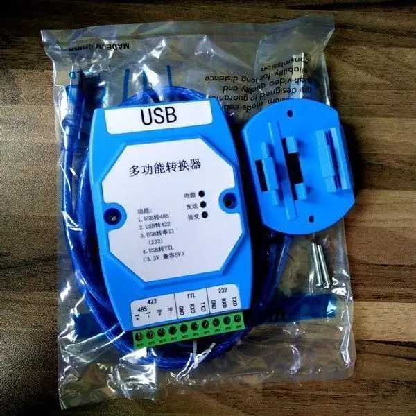 Imagem -03 - Adaptador de Conversor Usb para Rs422 Rs485 Serial Rs232 Ttl 5v 3.3v Isolamento Óptico Ft232 Usb para 422 485 232 Ttl