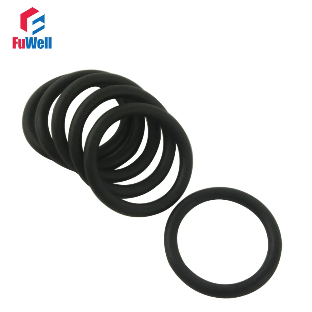 

20pcs Black Nitrile Rubber NBR O-rings Seals 5mm Thickness 45/48/50/52/55/57/58/60/62/65/68mm OD O Shaped Rings Seals Gasket