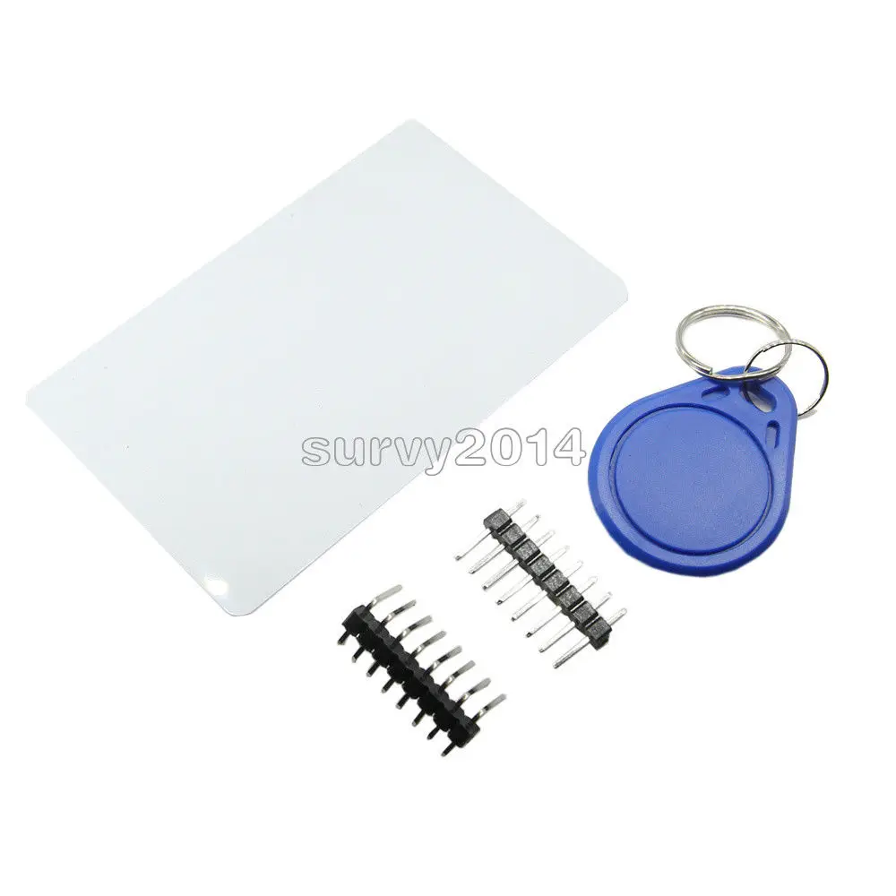 1 Set MFRC-522 RC-522 RC522 تتفاعل اللاسلكية IC وحدة S50 فودان SPI الكاتب قارئ بطاقة مفتاح سلسلة الاستشعار أطقم 13.56 ميجا هرتز لاردوينو