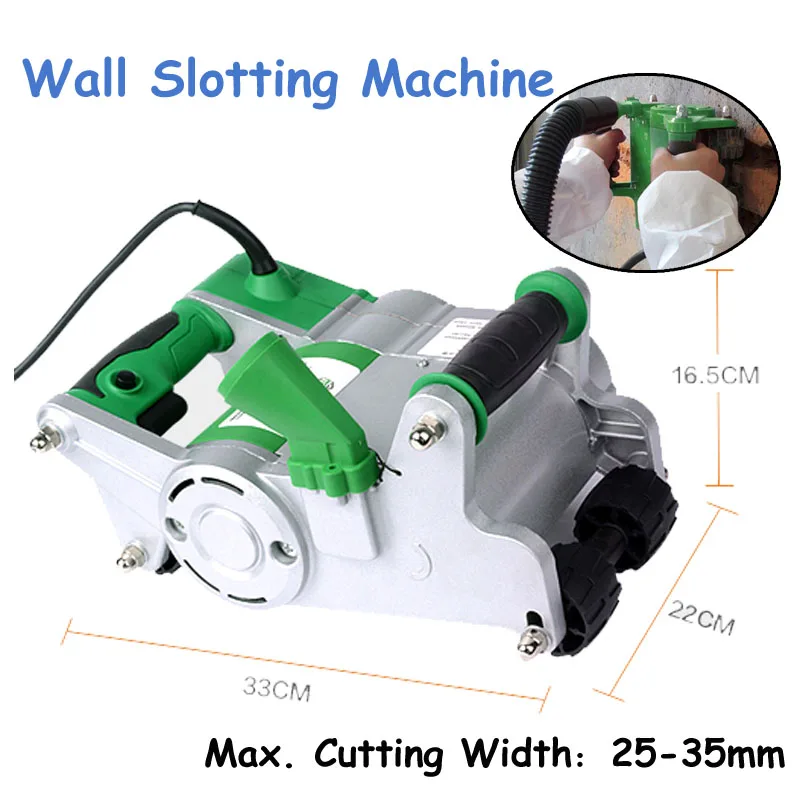 1100W Wall Cutting Machine 35mm Industrial Wall Slotting Machine For House Installation/ Practical Line Slot Machine FL0932