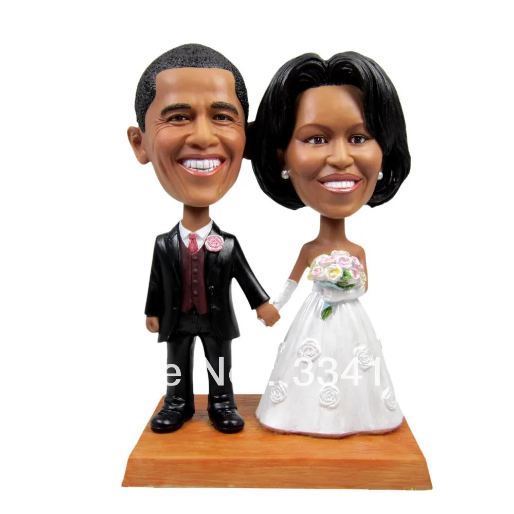 Express free shipping Personalized bobblehead doll classic wedding gift wedding decoration polyresin