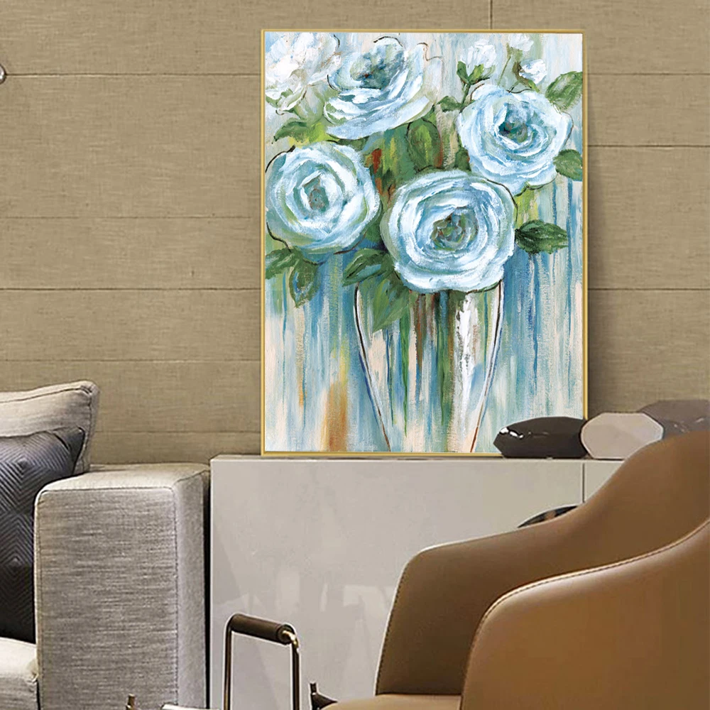 Abstract Flowers Wall Art Canvas Prints Modern Canvas Paintings Home Wall Decor Pictures On The Wall Posters And Prints Cuadros