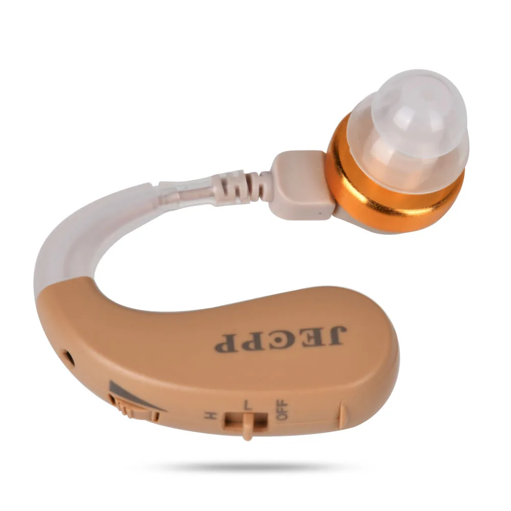 KXW-212 Behind Ear Hearing Aid Kit With UV Box Digital Adjustable Hearing Enhancement Voice Amplifier Device Sound Enhancer