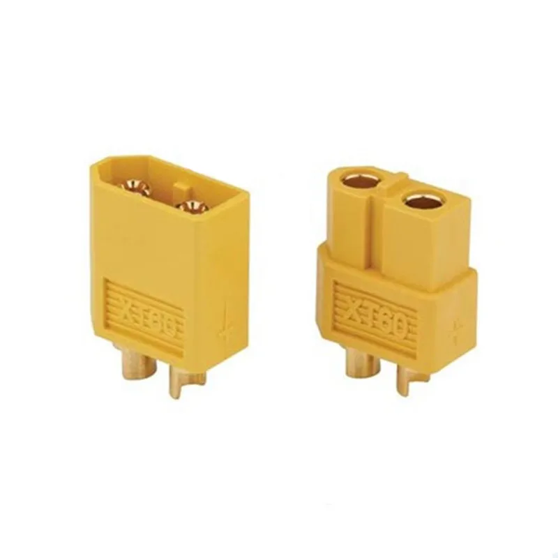 

10pcs Yellow XT30 XT60 High Quality Male Female Gold-Plated Battery Connector Plug for RC Aircraft