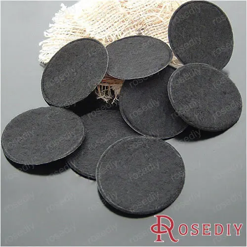 Wholesale 36*39mm Black Nonwoven Auxiliary accessories Diy Jewelry Findings 200 pieces(JM5271)