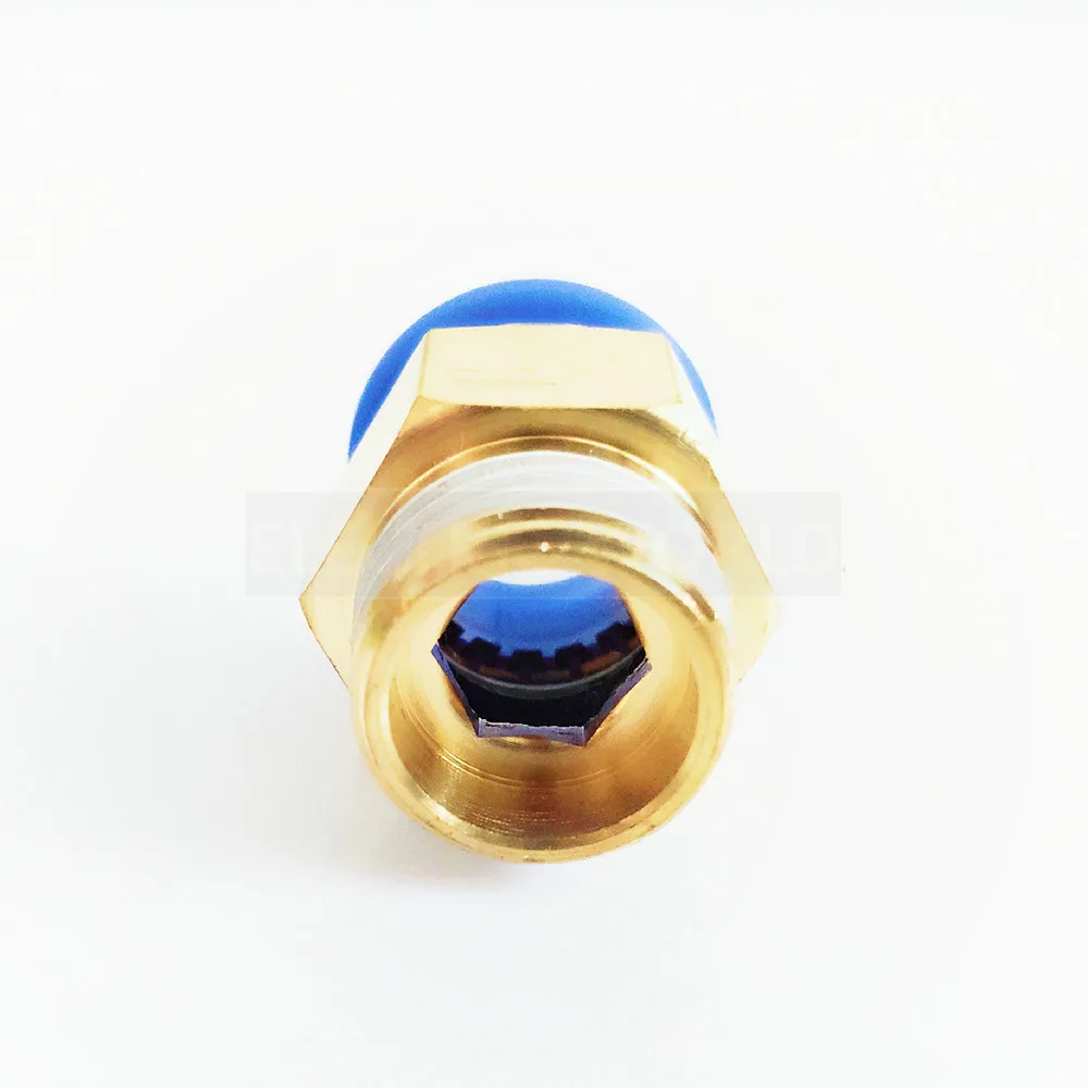 PC Air Pneumatic fitting C type quick connector 4mm 6mm Hose Tube Quick Coupling Brass Fitting Male Thread Air Pipe Connector image 4