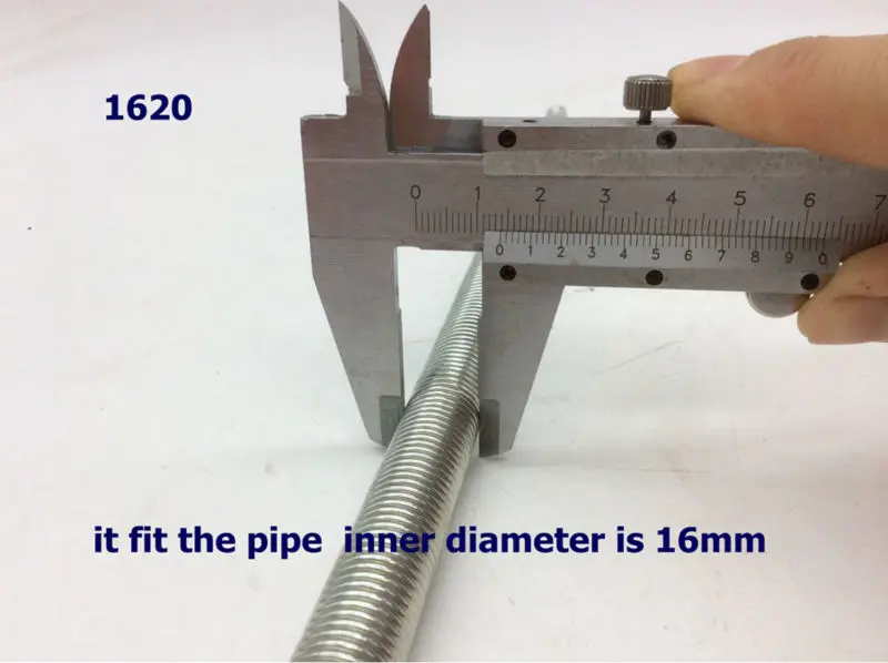 1620 PEX-al-PEX spring, pipe spring, pipe bender, pipe bending machine, Plumbing tools, length 27cm