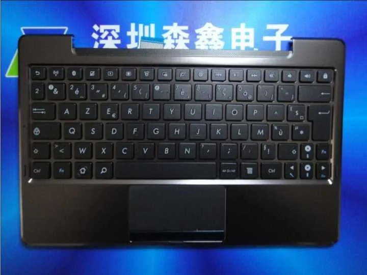 100% brand new and original  French  Keyboard with C shell for ASUS TF101 brown free shipping