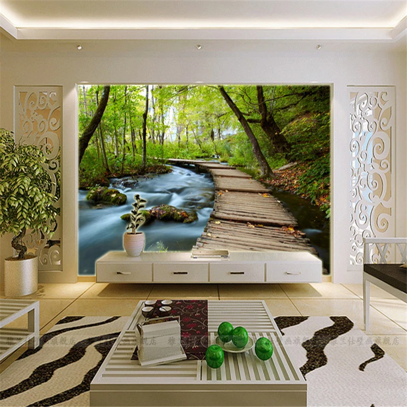 

beibehang papel de parede 3d three-dimensional wallpaper landscape wallpaper murals wallpaper for walls tv background wall paper