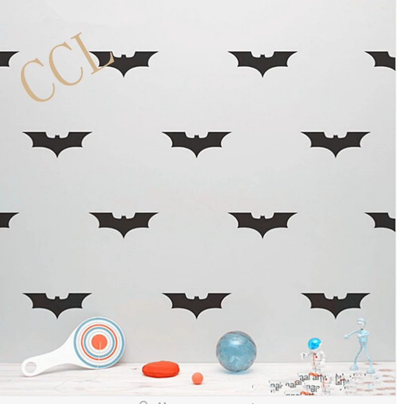 22 PCS hero Logo Removable Wall Stickers Vinyl Mask Wall Decal Kids Art Mural Decor