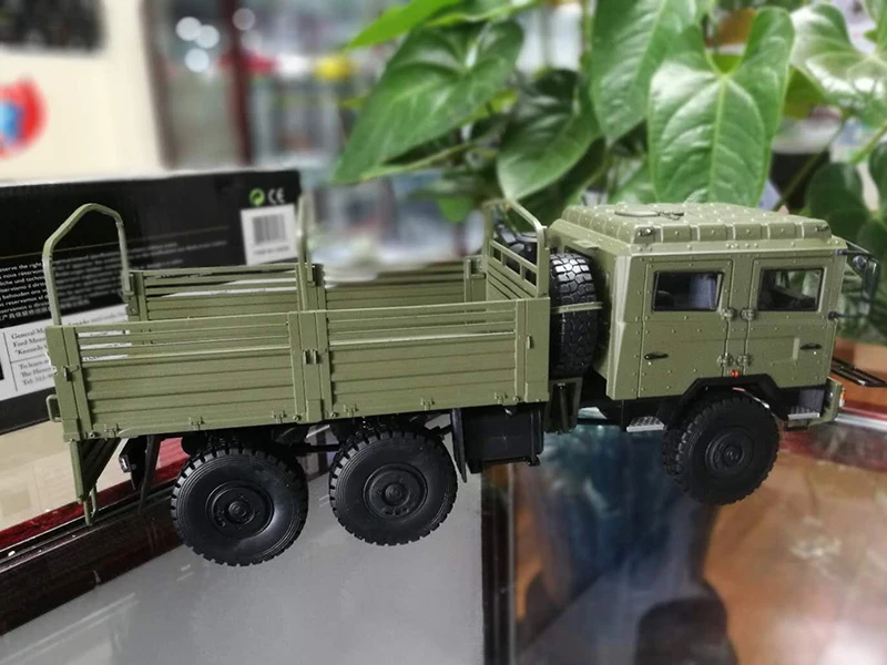 Alloy Model 1:24 Scale China SXQC SX2150 Off-Road Military Tactical Truck Vehicles DieCast Toy Model Collection Decoration