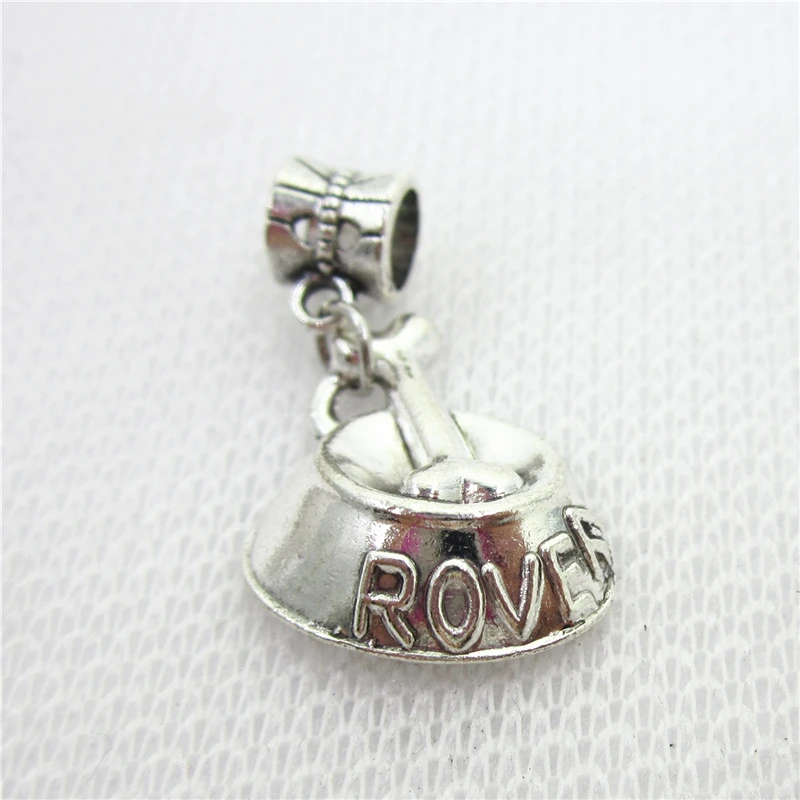 

20pcs/lot Rover Charms Big Hole European Beads dangle charms diy fashion bracelets jewelry accessory