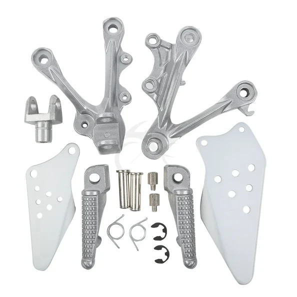 Motorcycle Driver Rider Footpeg Pegs Footrest Bracket For Kawasaki Ninja ZX6R 2009-2024 ZX636 2013-2024 view 4