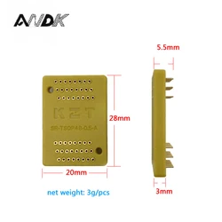 10 Pcs TSOP48 Receptacle, High Quality TSOP48 Receptacle, Pin Board TSOP48adapter Tsop48 burn in Socket