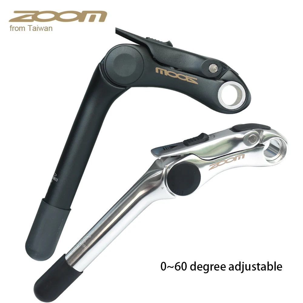 adjustable Plug-in Bicycle A-Head Handlebar stem Fixed gear MTB Bike quill stem 25.4mm fork Clamp Diameter City bike Riser parts