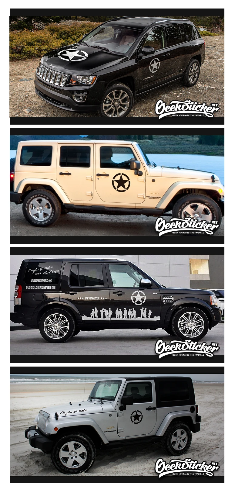 Par De Pegatinas Compatibles Con Amarok 4x4 Off Road Side Kit R822, Color Estándar