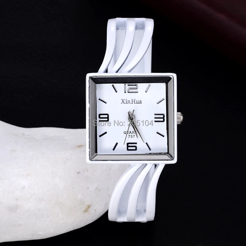 สร้อยข้อมือผู้หญิงสแตนเลสนาฬิกาข้อมือผู้หญิงนาฬิกา Bayan saati relogio feminino สีขาว relojes