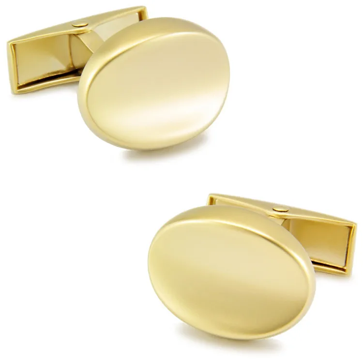 SPARTA gold Electroplated + high quality metal  frosted bean cufflinks + free shipping !!! High quality metal cufflinks g