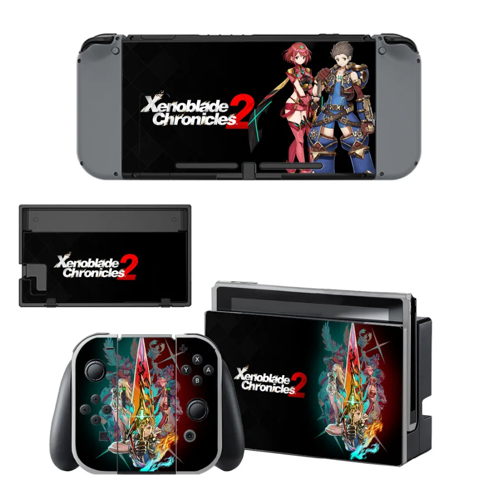 Xenoblade Chronicles 2 Skin Sticker Decal For Nintendo Switch Console and Controller For NS Protector Cover Skin Sticker