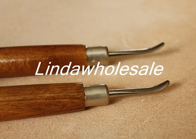 DIY lederen carving tool stylus lepel type ruitenwisser, Koeienhuid druk ruitenwissers, lederen tool