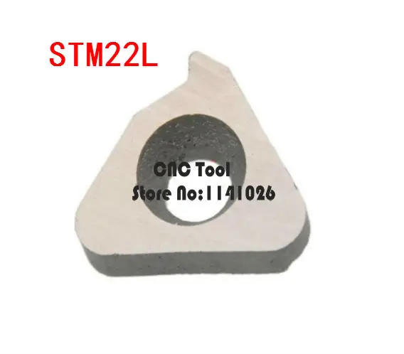 10 Uds STM2204L accesorios de soporte de herramientas de torno de cuña de aleación dura, adecuados para SEL/B-SEL, inserto es 22IR