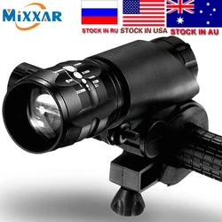 ZK30 Dropshipping Bicycle Light 4000LM 3 Modes Bike Light Q5 LED Flashlight lights Lamp Front Torch Waterproof Lamp + Holder