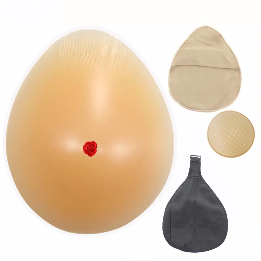 

Silicone Fake Breast Postoperative Prosthesis Teardrop-Shaped Breast Protheses Ladies False Boobs 150-500g Soft Breast Form D40