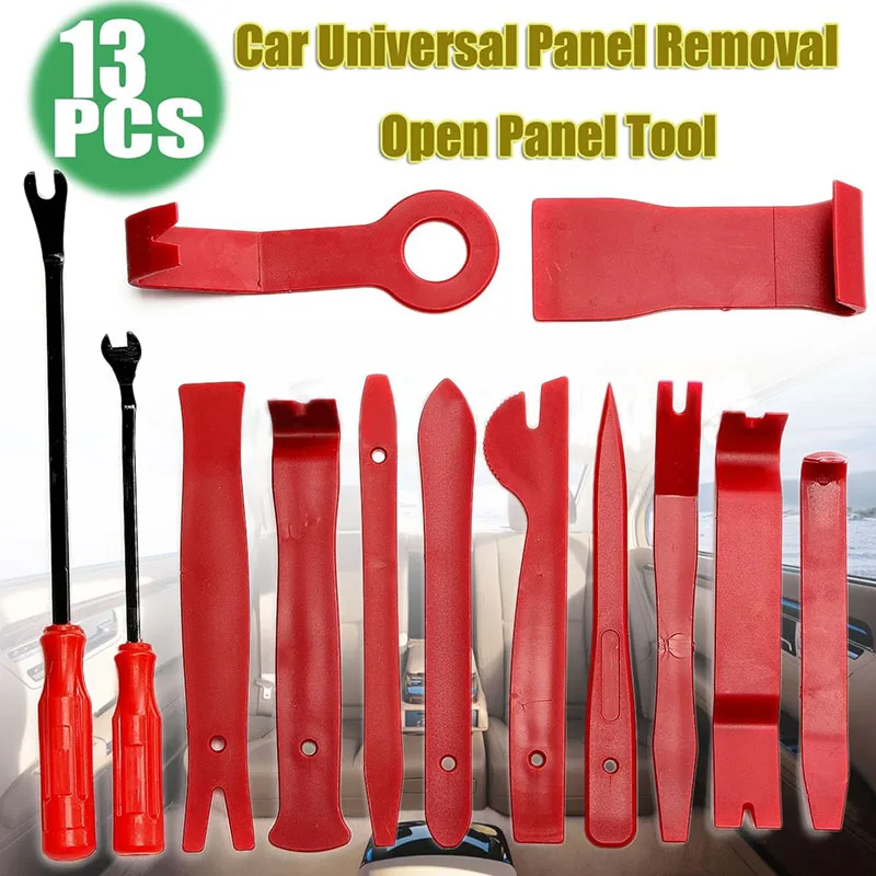 

13pcs/Set Car Door Dash Audio Radio Panel Trim Install Open Removal Pry Tool Kits