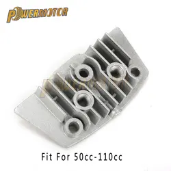 50cc 70cc 90cc 110cc Motorcycle Oil Cooler Adapter Engine Cylinder Cover Horizontal Engine Adapter Engine Cylinder Cover