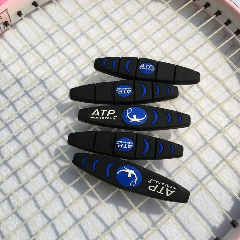 10cs Long Shape tennis racket vibration dampeners silicone Anti-vibration tennis racquet Shock Absorber