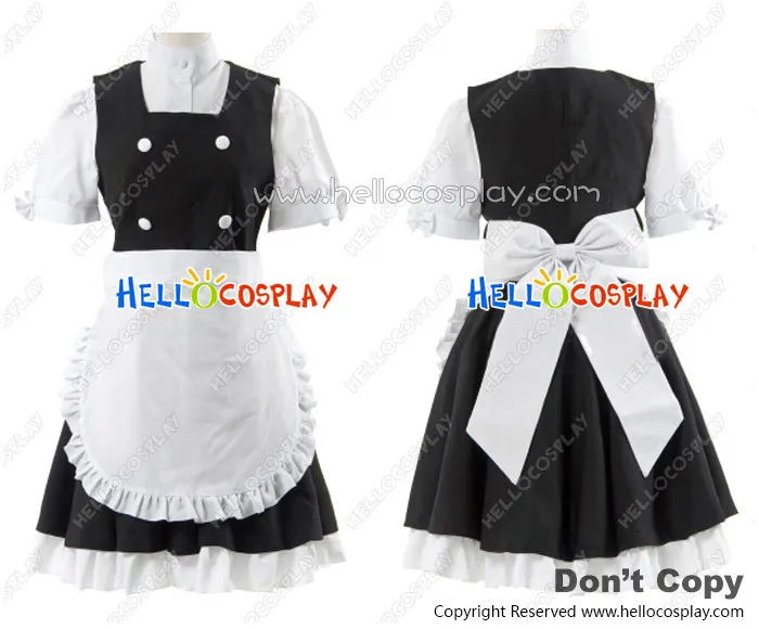 

Touhou Project Cosplay Marisa Kirisame Costume Black White Dress H008