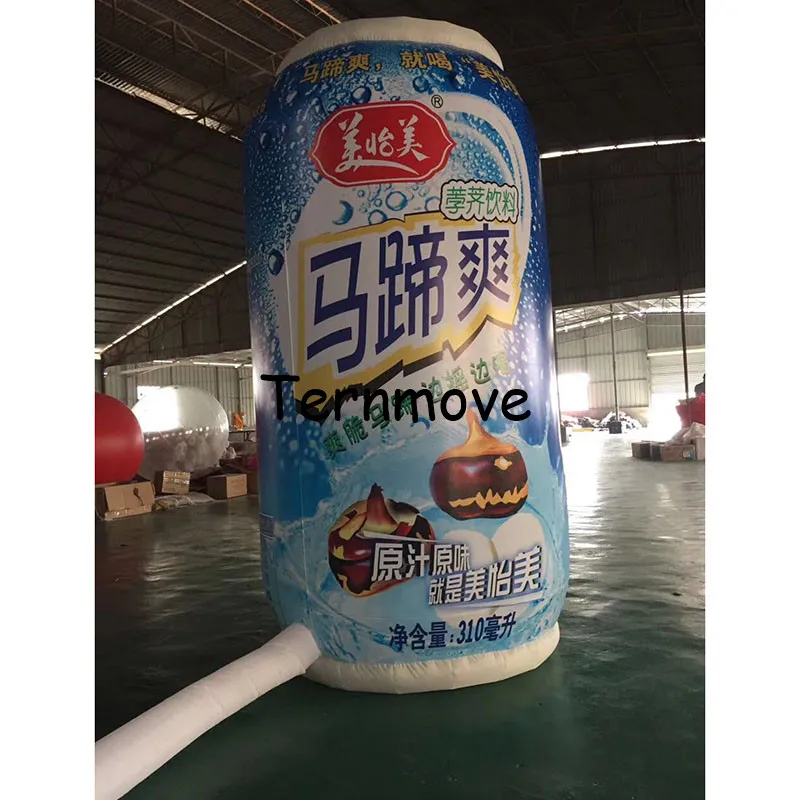 

inflatable beer bottle model with digital printing for advertising customized bottle replica drink can balloon for promotion