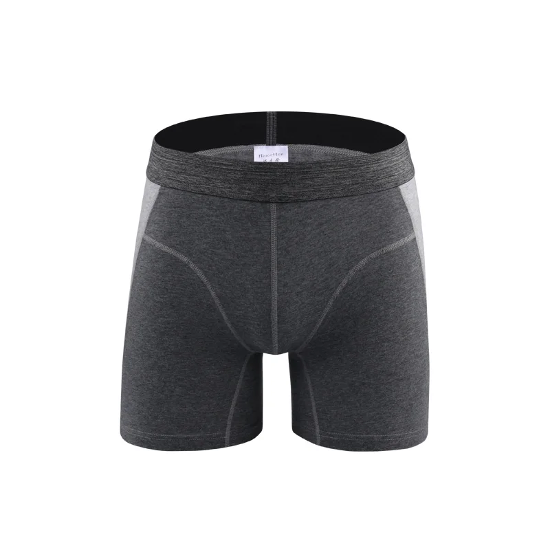 New Style High quality fashion men\'s boxers Protruding Lengthen Straight Male Cotton shorts Pants men underpants