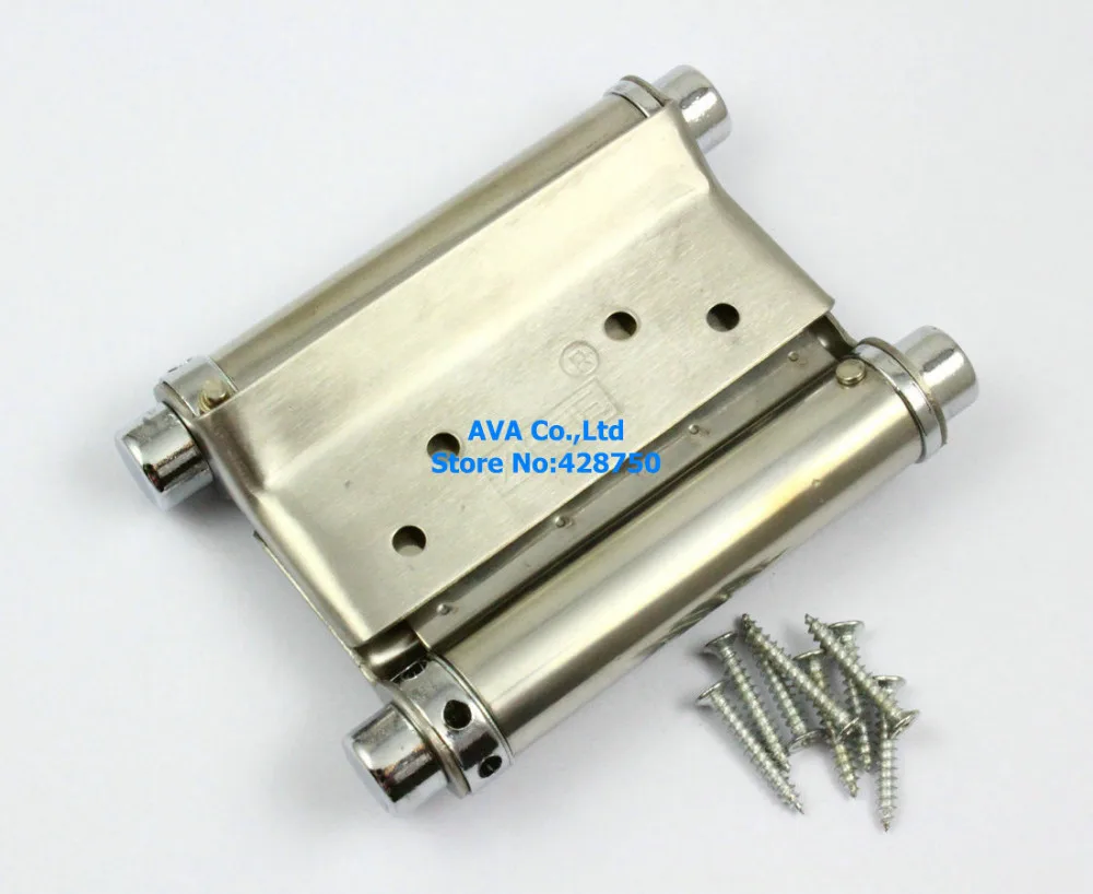 

2 Pieces 3" Double Action Spring Hinge Saloon Cafe Door Hinge Swing Western Door