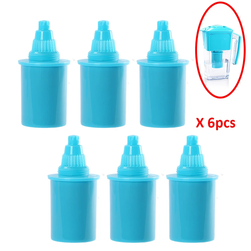 6pcs/Lot AlkaJug Replacement Water Filter Cartridge Refill Elements for 2.5L Mineral Alkaline Hydro Water Ionizer Filter Machine