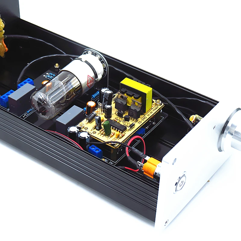 DC12V Vehicle-mounted 6N8P Good Sound Single tube preamp Vacuum tube preamplifier