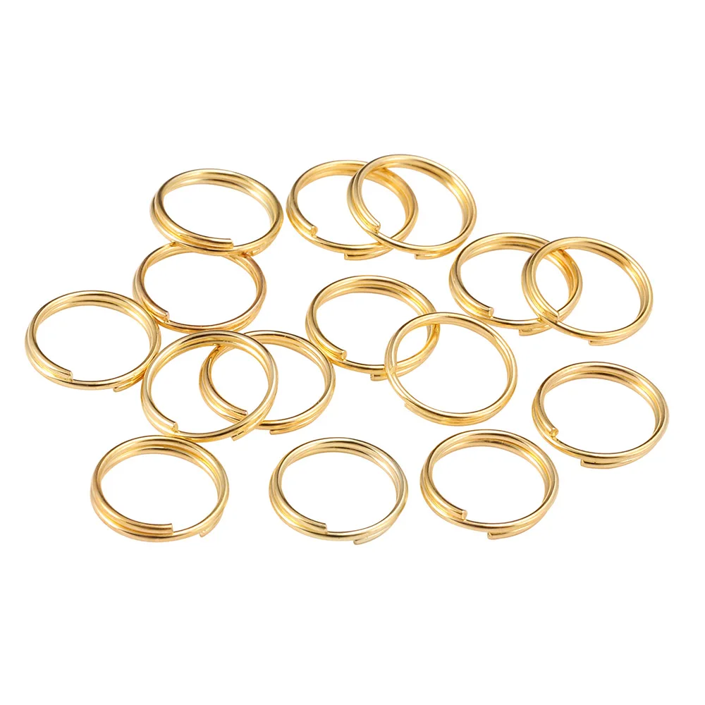 20-200 Teile/beutel 4-25mm Offene Binderinge Doppel Schleifen Split Ringe Anschlüsse Für Diy Schmuck Machen Erkenntnisse zubehör Liefert – Detail 10