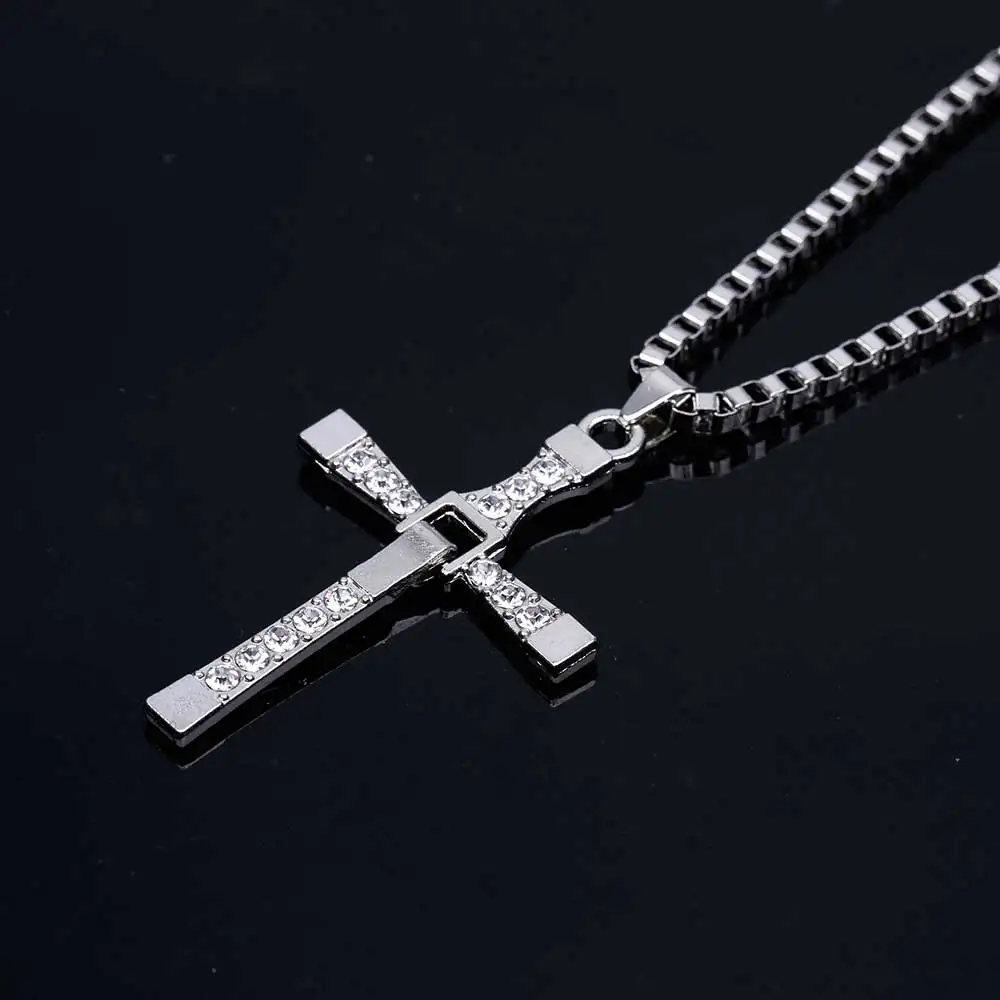 IPARAM Fast and Furious  6  7 hard gas actor Dominic Toretto /  cross necklace pendant,gift for your boyfriend