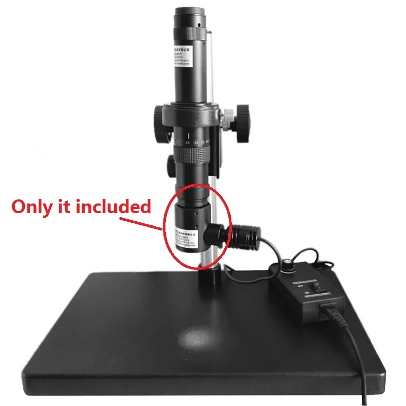Monocular Coaxial Illuminated Digital Microscope Adapter 26mm RMS 20.23mm Half Reflection Half Transmission Lens Adapter