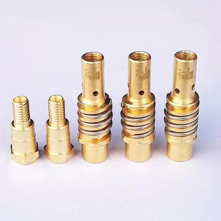 

20pcs Gas shielded welding gun 15AK/24KD connecting rod Conductor head seat Front joint two welding torch accessories