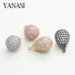 3 Size New Water Drop Shape Beads Charms Diy Jewelry Findings Coper a Charms Pendants Handmade Earrings