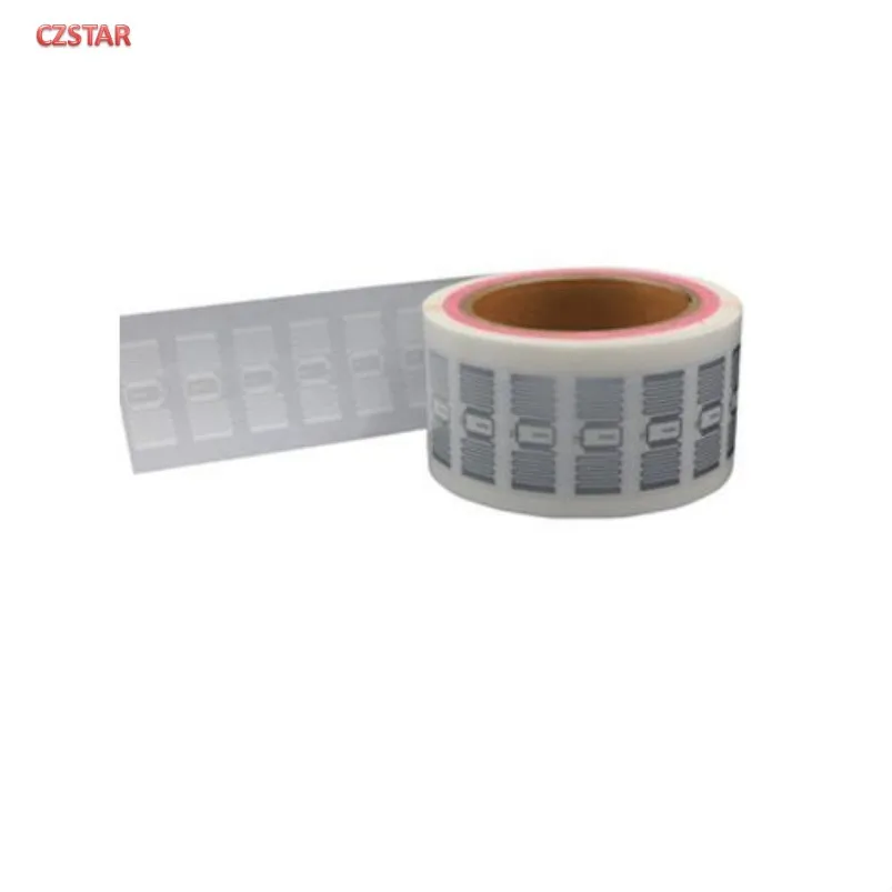 Czstar 100pcs long range r6 chip RFID Impinj Monza R6 uhf tags epc gen2 Passive UHF tag stickers wet inlay