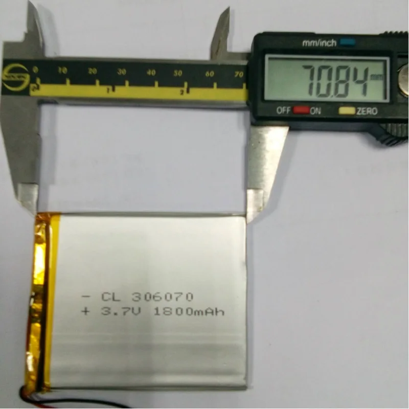 Batería de polímero de 306070 V para PSP, PDA, GPS, DVR, E-Book, tableta, PC, Banco de energía Wexler, E6005, 3,7, batería recargable Lipo, 356070
