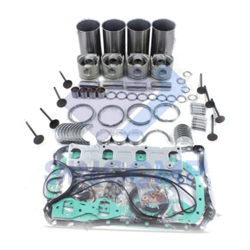 4LE2 Engine Overhaul Rebuild kit for Hitachi ZAX55 40 50 70 85 kobelco SK70 SK80 Excavator