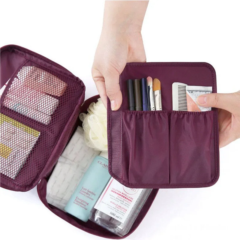 Women Cosmetic Bag Storage Organizer Bags Waterproof Portable Makeup Bag Travel Necessity Beauty Case Wash Pouch Makeup Bag