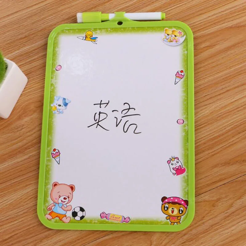 Multi-Function Message Whiteboard 16*20cm Erasable Children Drawing Boardschool Supplies Pens For School Stationery