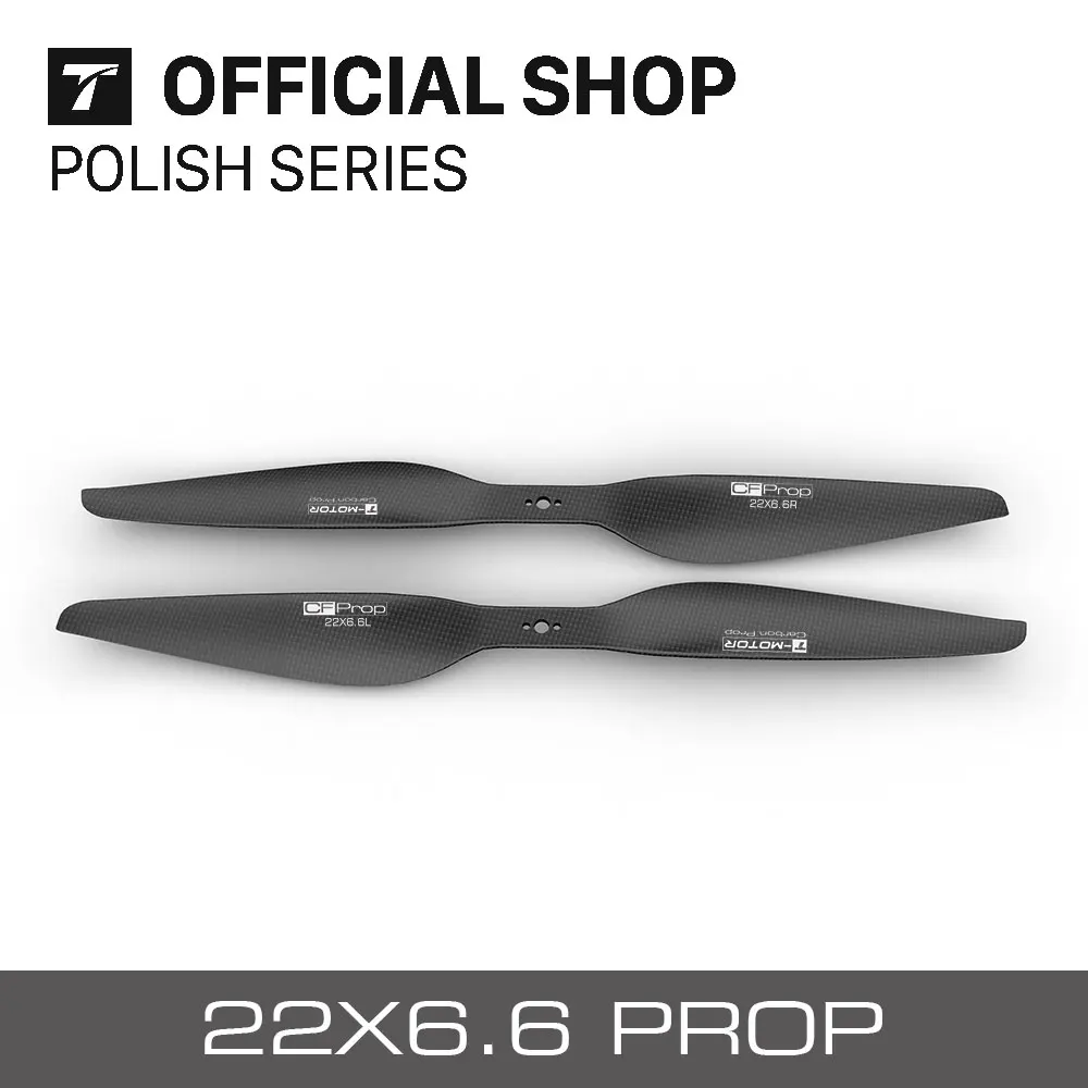 T-Motor P22 inch  P22*6.6 2pcs/pair CW CCW heavy lifting drone propeller air planes props